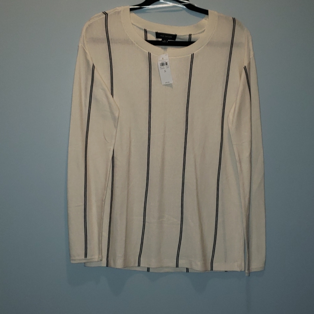 Ann taylor stripe sweater